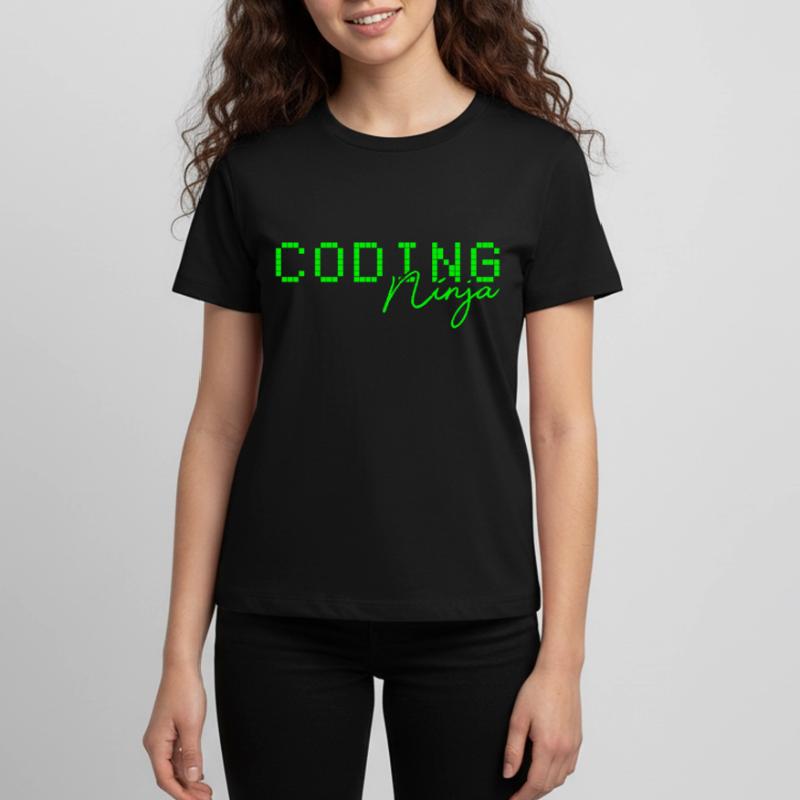 Code Coding Ninja Teenager Premium Organic T-Shirt