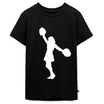 Cheerleader Cheerleader - Teenager Premium Bio T-Shirt - Schwarz - Vorne - AI Model Teenager Male light (155cm)