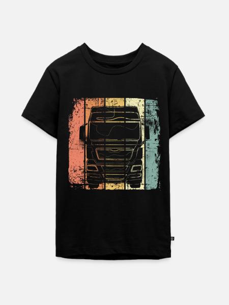 LKW - Teenager Premium Bio T-Shirt - Schwarz