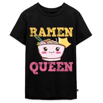 Ramen - Teenager Premium Bio T-Shirt - Schwarz - Vorne - AI Model Teenager Male light (155cm)
