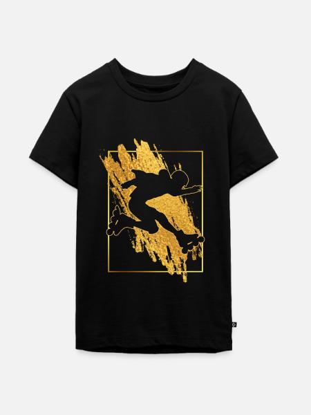 Inline Skater Rollerblading Rollschuhe - Teenager Premium Bio T-Shirt - Schwarz