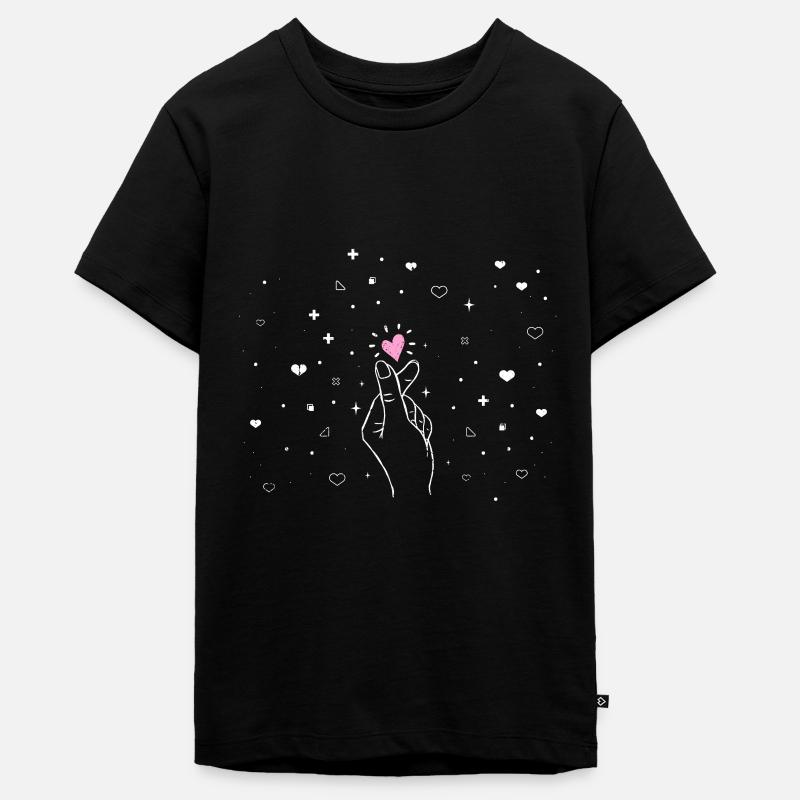 K-pop musique coréenne cadeau Corée Corée Pop - T-shirt Premium bio Ado - noir