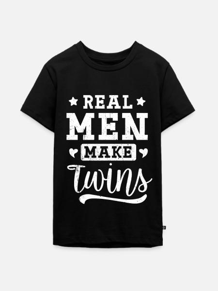 Zwillinge - Teenager Premium Bio T-Shirt - Schwarz