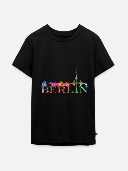 Berlin - Teenager Premium Bio T-Shirt - Schwarz