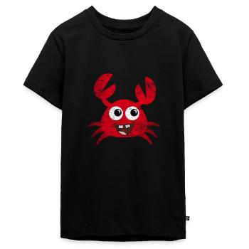 Krebs - Teenager Premium Bio T-Shirt - Schwarz - Vorne - AI Model Teenager Male light (155cm)