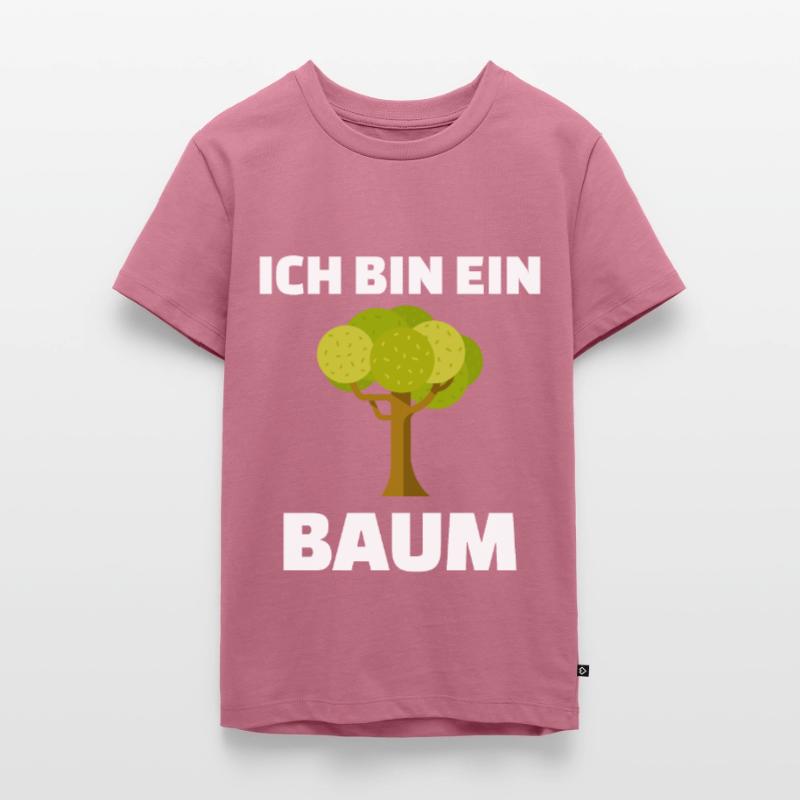 Ich bin ein Baum Teenager Premium Bio T-Shirt
