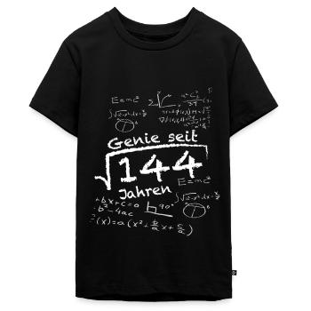 Lustiges Mathematik Geschenk zum 12. Geburtstag - Teenager Premium Bio T-Shirt - Schwarz - Vorne - AI Model Teenager Male light (155cm)