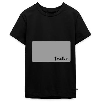 TWELVE 12 JAHRE 12 Geburtstag Mädchen Retro - Teenager Premium Bio T-Shirt - Schwarz - Vorne - AI Model Teenager Male light (155cm)