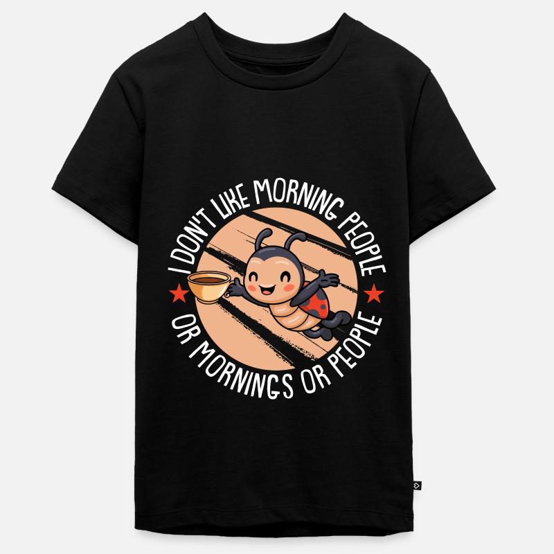 Ladybug Modschegiebchen Mariechenkäfer - T-shirt Premium bio Ado - noir