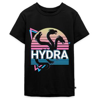 Hydra Antike griechische Mythologie Retro - Teenager Premium Bio T-Shirt - Schwarz - Vorne - AI Model Teenager Male light (155cm)