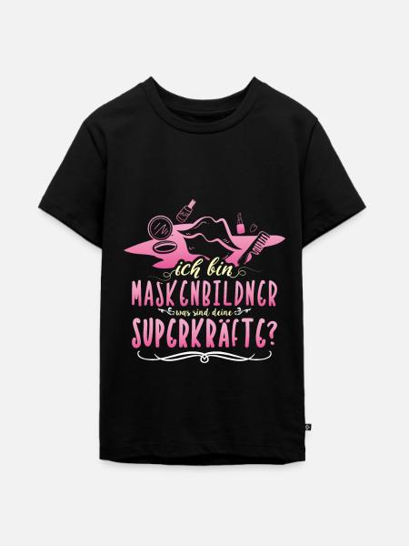 Ich bin Maskenbildner - Teenager Premium Bio T-Shirt - Schwarz