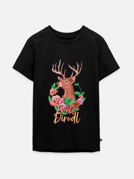 Ersatz Dirndl - Teenager Premium Bio T-Shirt - Schwarz