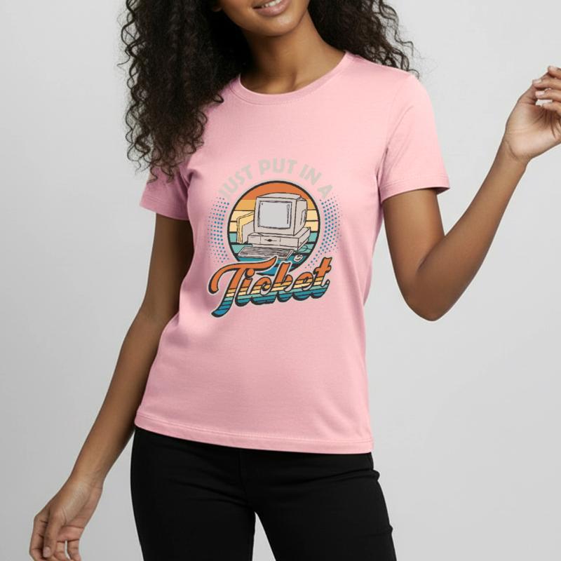 Ouvrez simplement un ticket Help Desk Tech Support T-shirt Premium bio Ado