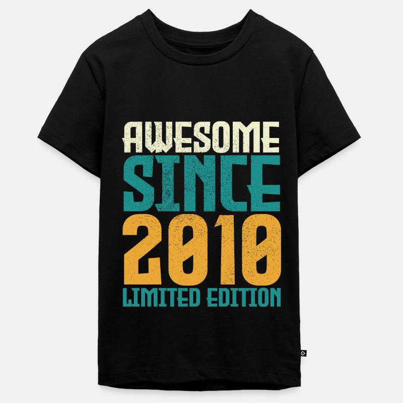 Awesome Since 2010 limited edition. - T-shirt Premium bio Ado - noir