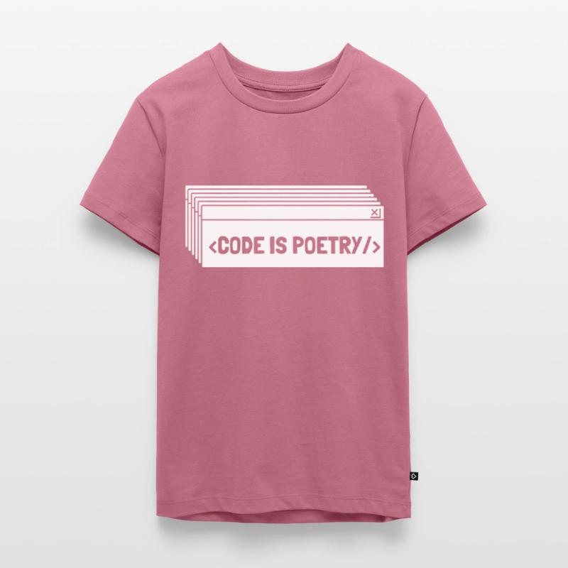 Developer Coder Programmer Teenager Premium Organic T-Shirt