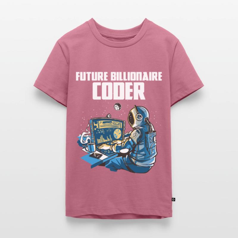 Future billionaire coder Teenager Premium Organic T-Shirt