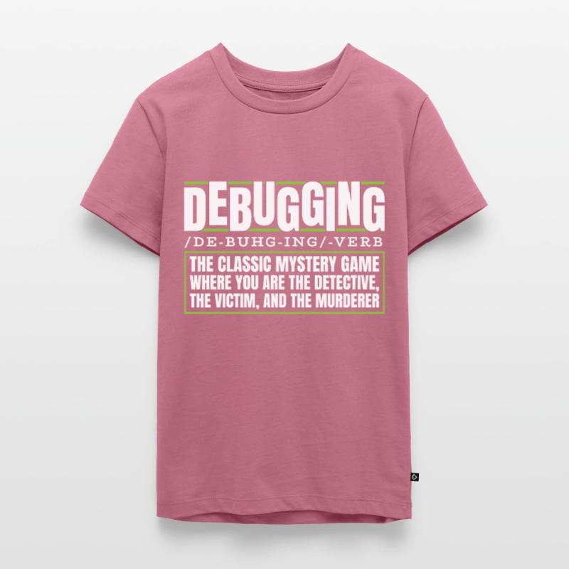 Entwickler Coder Programmierer Debugging Teenager Premium Bio T-Shirt