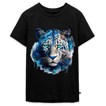Jaguar - Teenager Premium Bio T-Shirt - Schwarz - Vorne - AI Model Teenager Male light (155cm)