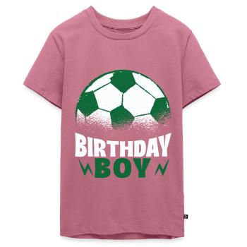 Geburtstagsbuldenfußballspieler Bday Team Party - Teenager Premium Bio T-Shirt - Mauve - Vorne - AI Model Teenager Male light (155cm)