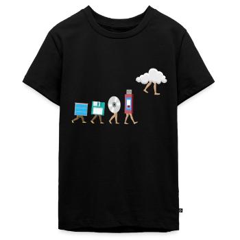 Programmierer Computercodierungssoftwareentwickler - Teenager Premium Bio T-Shirt - Schwarz - Vorne - AI Model Teenager Male light (155cm)