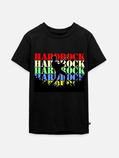 Hardrock Rock - Teenager Premium Bio T-Shirt - Schwarz