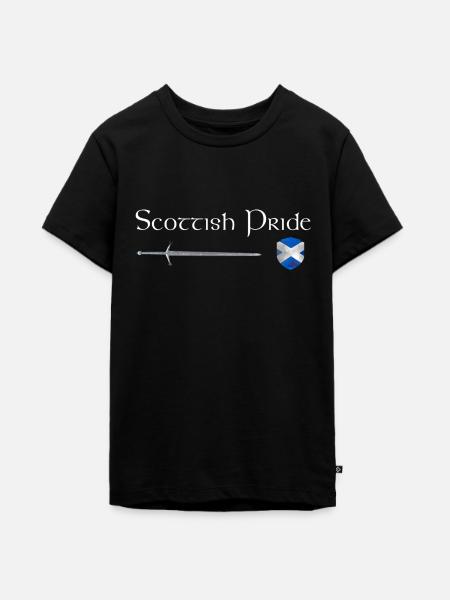 Scottish Pride - Teenager Premium Organic T-Shirt - black