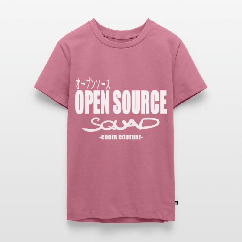 LUZILLION CODER COUTURE, PARTISAN DE L’OPEN SOURCE T-shirt Premium bio Ado