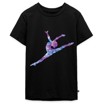 Turnen - Teenager Premium Bio T-Shirt - Schwarz - Vorne - AI Model Teenager Male light (155cm)