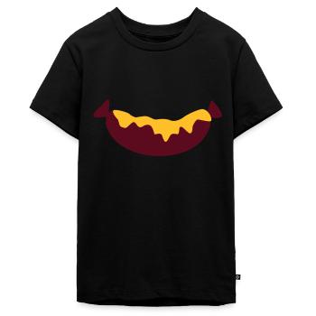 Wurst - Teenager Premium Bio T-Shirt - Schwarz - Vorne - AI Model Teenager Male light (155cm)