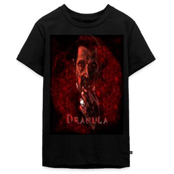 BBC - Dracula - Blood. - Teenager Premium Organic T-Shirt - black - Front - AI Model Teenager Male light (155cm)