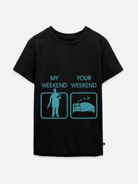 Backen Bäcker - Teenager Premium Bio T-Shirt - Schwarz