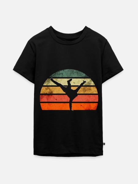 Breakdancing Breakdance Tanzen - Teenager Premium Bio T-Shirt - Schwarz