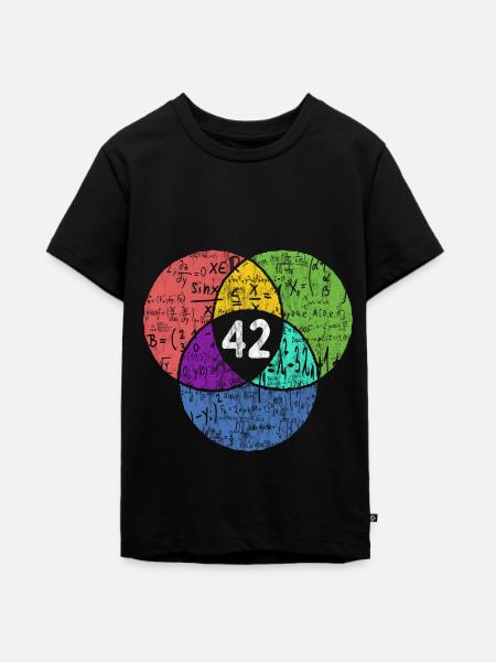 42 - Nerd Geek - Science-Fiction - Teenager Premium Bio T-Shirt - Schwarz