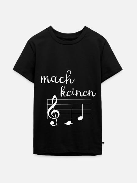mach keinen terz - Teenager Premium Bio T-Shirt - Schwarz