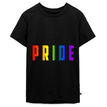 Gay Pride - Teenager Premium Bio T-Shirt - Schwarz - Vorne - AI Model Teenager Male light (155cm)