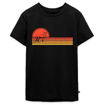 Fuchs - Teenager Premium Bio T-Shirt - Schwarz - Vorne - AI Model Teenager Male light (155cm)