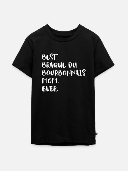 Braque du Bourbonnais - Teenager Premium Bio T-Shirt - Schwarz