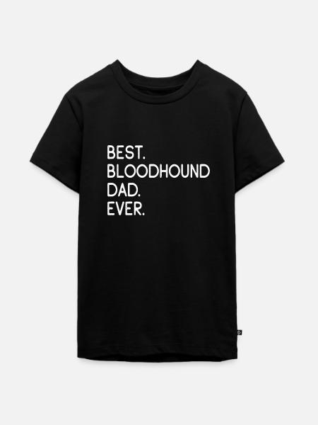 Bloodhound Bluthund - Teenager Premium Bio T-Shirt - Schwarz