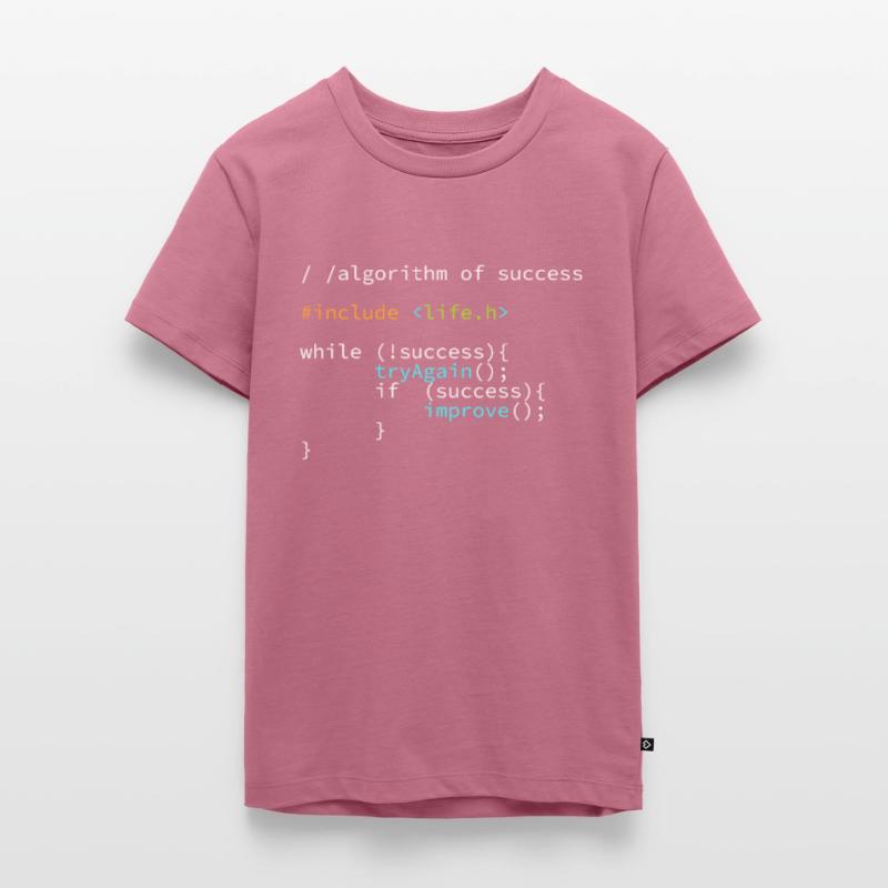 Entwickler Programmierer Erfolgs Code Coder Teenager Premium Bio T-Shirt