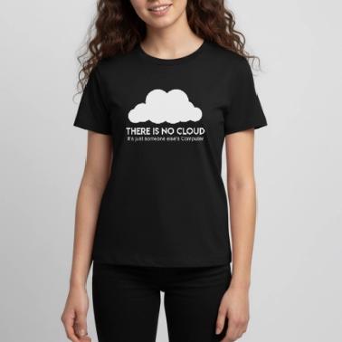 Serwer Cloud Mówiący Computer Scientist Coder Ekologiczna koszulka młodzieżowa Premium