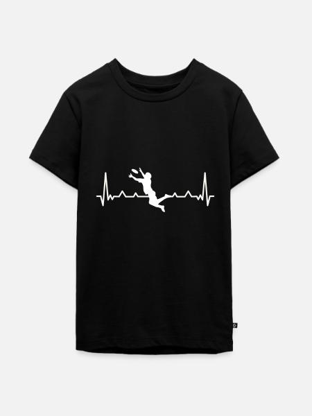 Ultimate Frisbee - Teenager Premium Bio T-Shirt - Schwarz