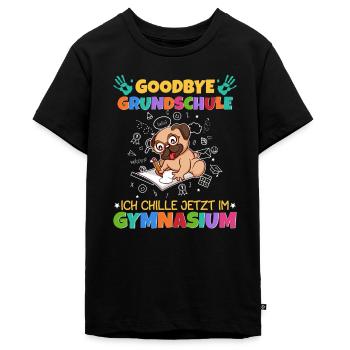 Goodbye Grundschule 5. Klasse Gymnasium Schule - Teenager Premium Bio T-Shirt - Schwarz - Vorne - AI Model Teenager Male light (155cm)