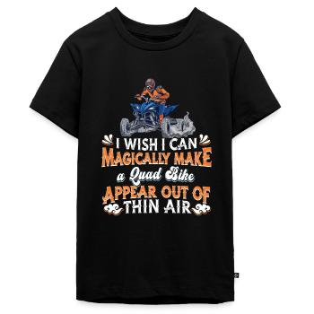 Quad Atv Motorsport - Teenager Premium Bio T-Shirt - Schwarz - Vorne - AI Model Teenager Male light (155cm)