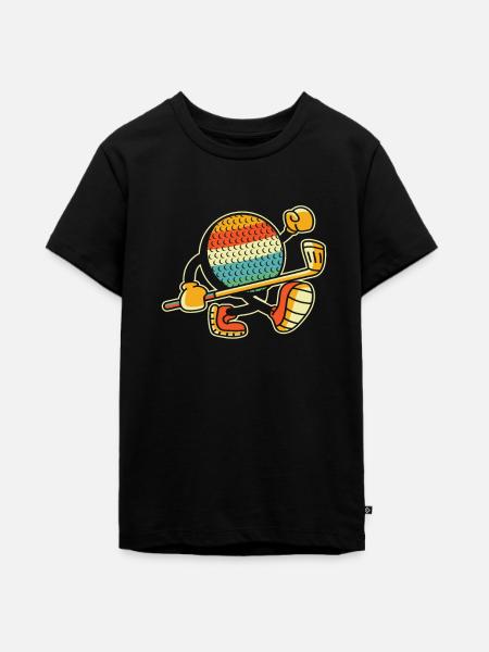 Golf Golfer Golfen - Teenager Premium Bio T-Shirt - Schwarz