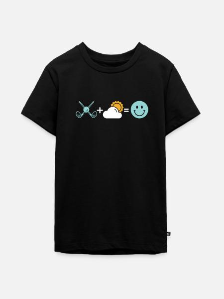 Golf Golfer Golfen - Teenager Premium Bio T-Shirt - Schwarz
