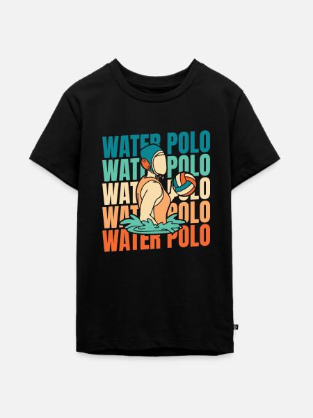 Wasserball Wasserballer - Teenager Premium Bio T-Shirt - Schwarz