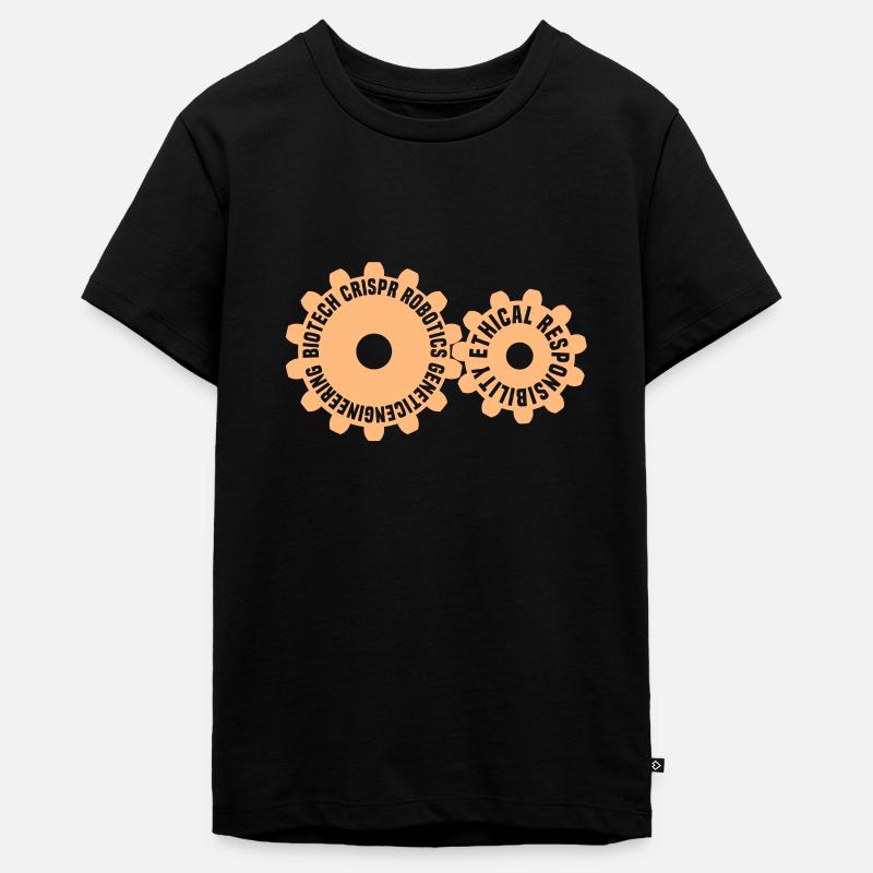 Biotech Engineering - Ethical Responsibility - Teenager Premium Bio T-Shirt - Schwarz