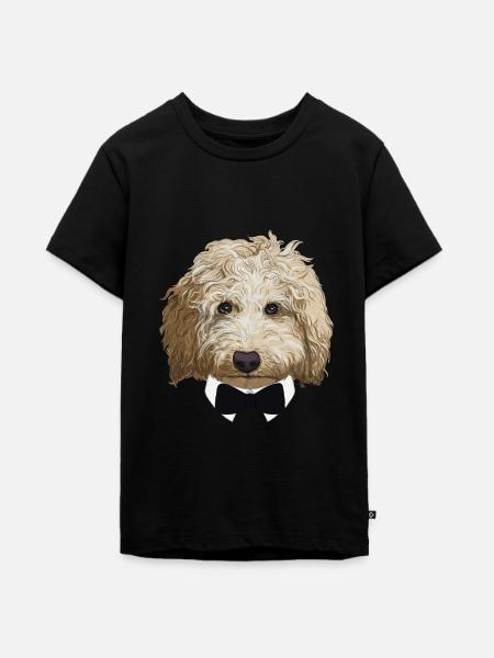 Sir Labradoodle - Teenager Premium Bio T-Shirt - Schwarz