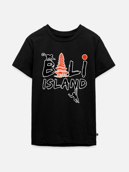 Bali Island - Teenager Premium Bio T-Shirt - Schwarz