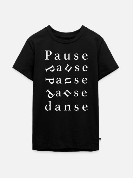 tanzen - Teenager Premium Bio T-Shirt - Schwarz